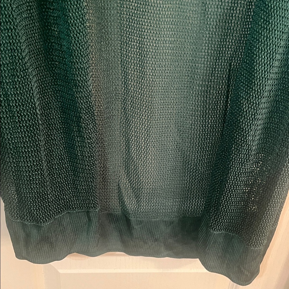 White House Black Market Deep Green Cardigan - Picture 5 of 10